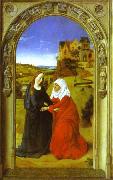 Dieric Bouts The Visitation. oil on canvas